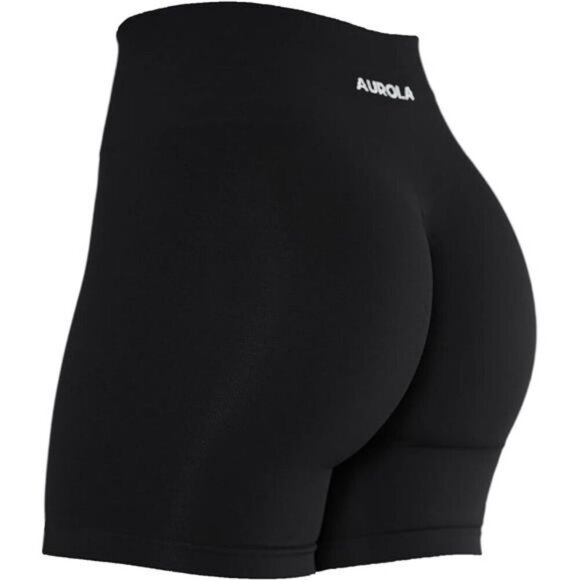 AUROLA Seamless Scrunch Workout Shorts Women Gym Yoga Running Activewear Fitness - Picture 1 of 7